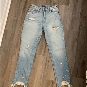 A&F High Rise Mom Jean